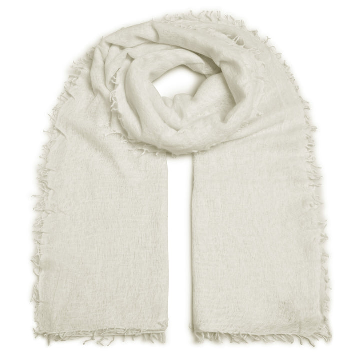 Cashmere Schal Feli-cs in Vanille