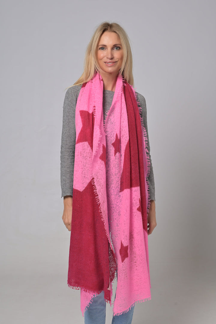 Cashmere Schal BigStar-cs in Pink