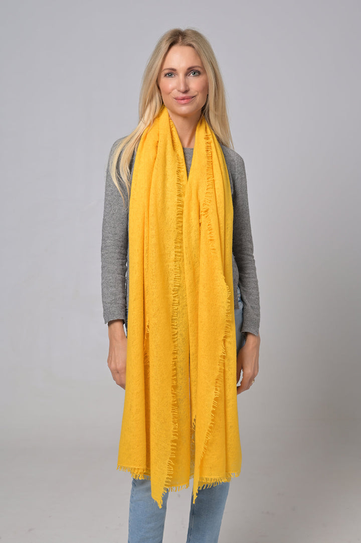 Cashmere Schal Feli-cs in Banana