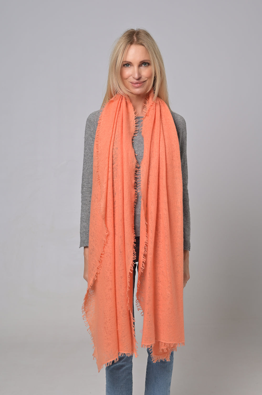 Cashmere Schal Feli-cs in Pumkin