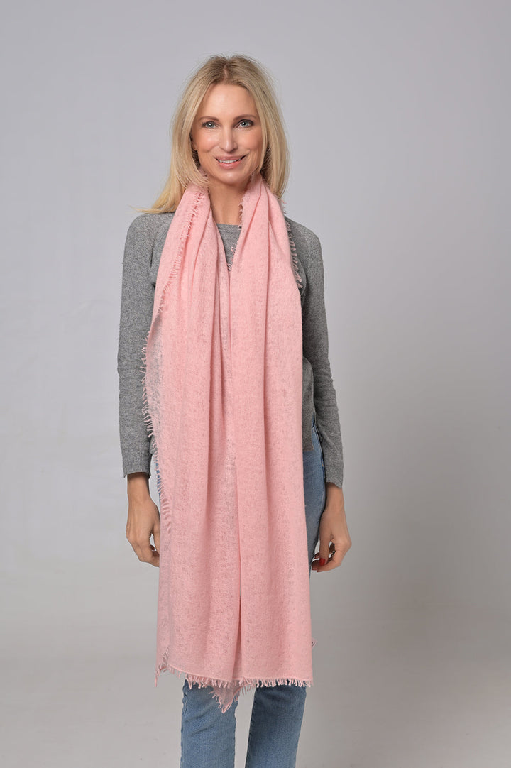 Cashmere Schal Feli-cs in Rosy Quartz