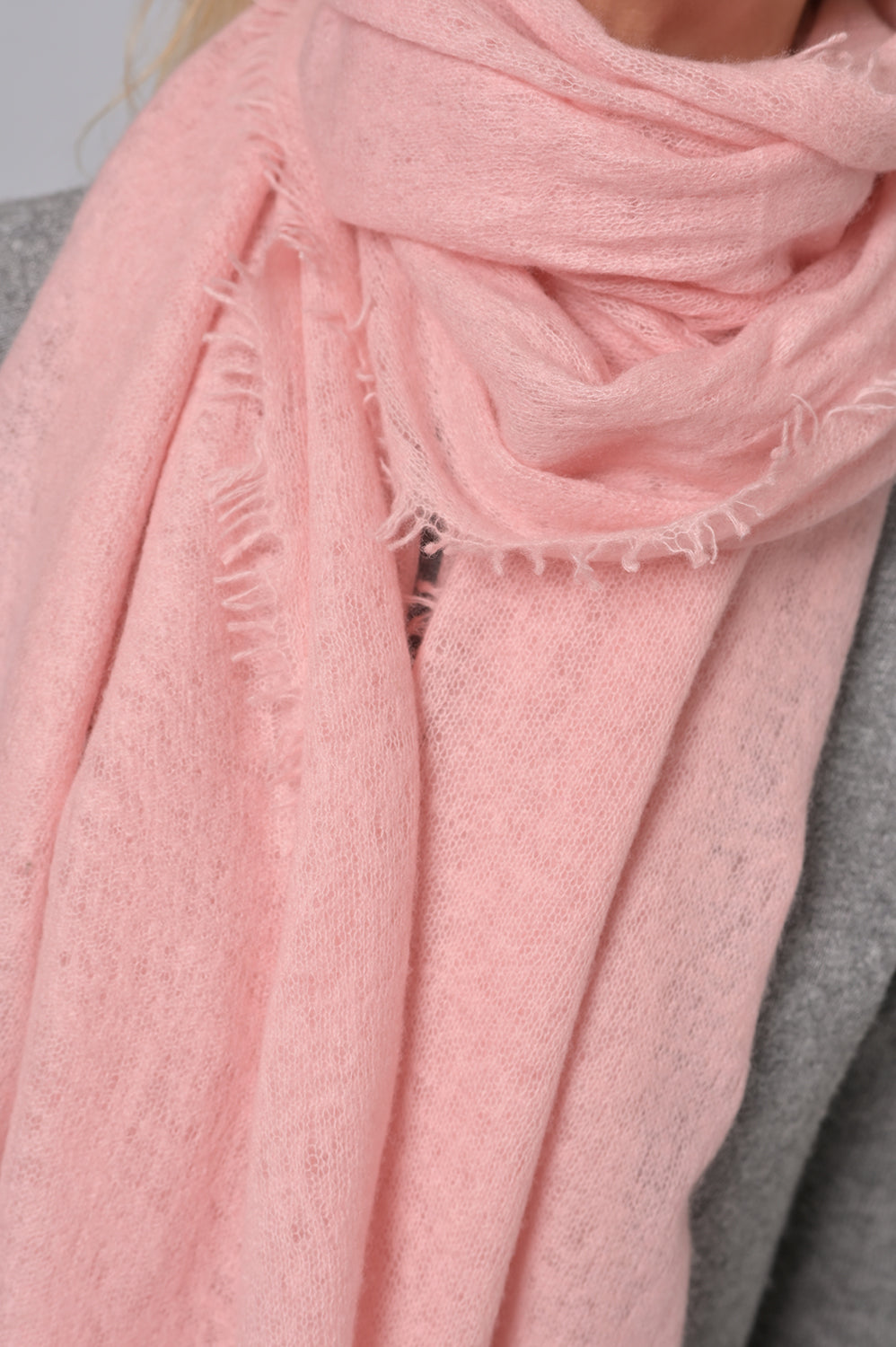 Cashmere Schal Feli-cs in Rosy Quartz