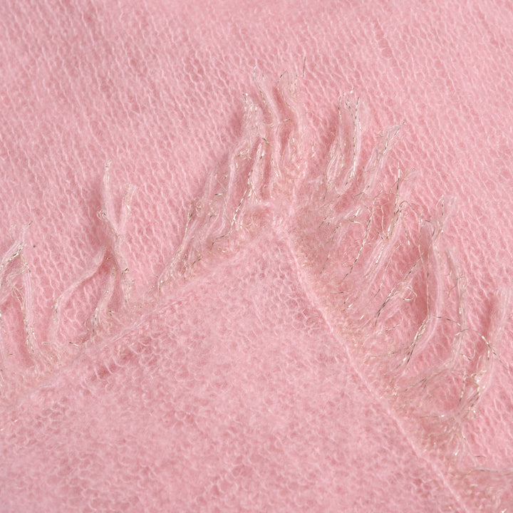 Cashmere Schal BiFeli-cs Lurex in Rosa