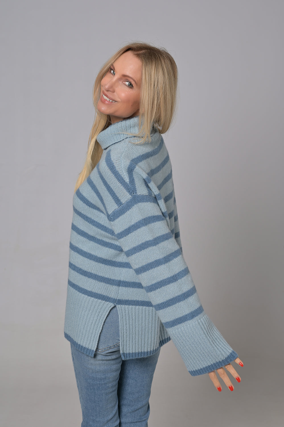 Pullover Annalea-cs in Light Blue